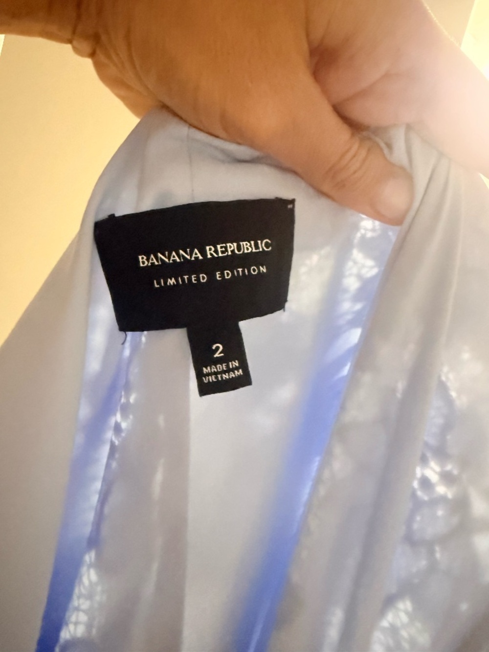 Banana Republic Limited Edition Midi Periwinkle Lace Dress- SIZE 2